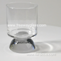 clear thick bottom whiskey glass cup wine glasses